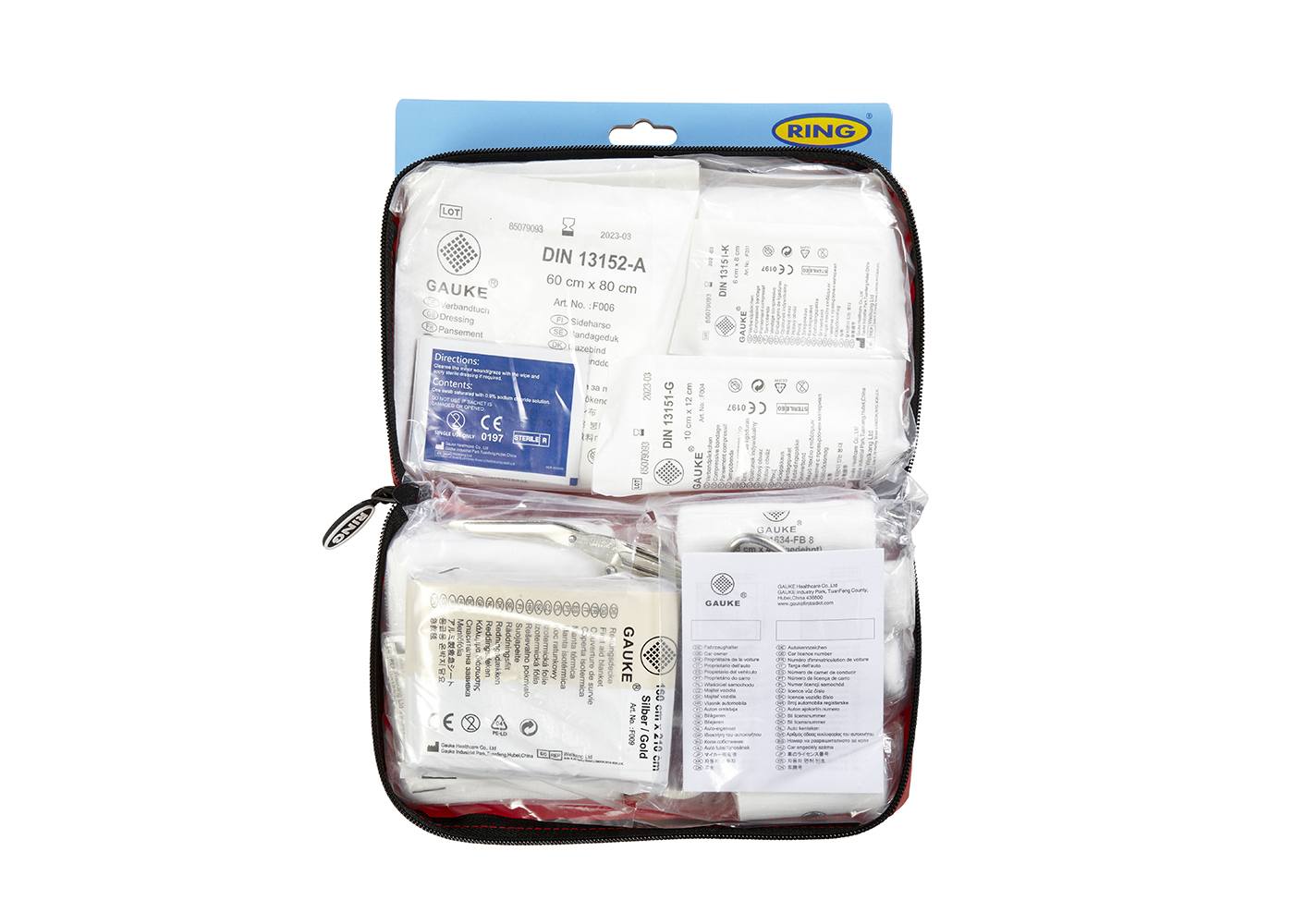 RCT11 DIN13164-2014 First Aid Kit case 